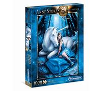 Clementoni - 39462 - Anne Stokes Collection Puzzle - Blue Moon - 1000 Pièces - Version Allemande Multicolore
