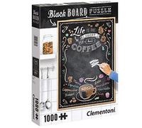 Clementoni - 39466 - Puzzle avec Tableau - Coffee - 1000 Pièces Multicolore