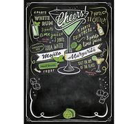 Clementoni – Puzzle 1000 pièces – Tableau Noir «À votre santé» – Carton – Noir