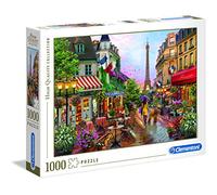 Puzzle 1000 pièces - CLEMENTONI - Fleurs à Paris - Thème Voyage et cartes
