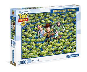 Clementoni - 39499 - Impossible Puzzle - Disney Toy Story 4-1000 pièces, Puzzle Adulte