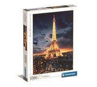 Puzzle 1000 pièces - CLEMENTONI - Tour Eiffel - Architecture et monument - Adulte - Mixte
