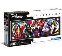 Clementoni 39516 - Disney Villains - Puzzle de 1000 pièces - Collection Panorama