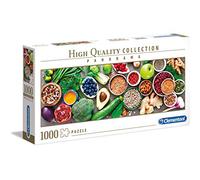 Clementoni - 39518 Collection Panorama - Food - 1000 pièces, Puzzle pour Adulte