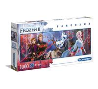 Clementoni - 39544 Collection Panorama - Disney La Reine des Neiges 2-1000 pièces, Puzzle pour Adulte