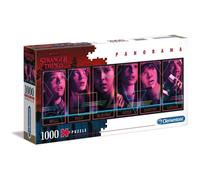 Clementoni 39548 - Puzzle panoramique - Stranger Things (1000 pièces) Puzzle Netflix