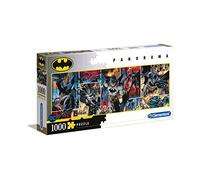 Clementoni - 39574 - Batman - Jeu de Création et Logique pour Enfants - à Partir de 14 Ans et Plus - Puzzle de la Bande-Dessinée - Panorama - - 1000 Pièces