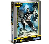 Clementoni - 39576 - DC Comics - Batman - Jeu de Création et Logique pour Enfants - à Partir de 14 Ans et Plus - Puzzle de la Bande-Dessinée - - 1000 Pièces