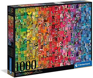Clementoni - 39594 - Jeu de Création et Logique pour Enfants et Adultes - à Partir de 14 Ans et Plus - Puzzle ColorBoom Collection - - 1000 Pièces - Collage