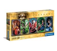 Clementoni - 39598 - Puzzle panoramique - Anne Stokes Collection, Dragon Friendship - 1000 pièces - Puzzle Adulte - fabriqué en Italie