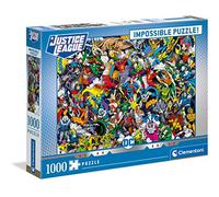 Clementoni - 39599 - DC Comics - Justice League - Jeu de Création et Logique pour Enfants - à Partir de 14 Ans et Plus - Puzzle Personnages de la Licence - Puzzle Impossible - 1000 Pièces