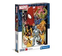 Clementoni Puzzle Marvel 80 HQC (39612) - 1000 pièces - Multicolore - Adulte