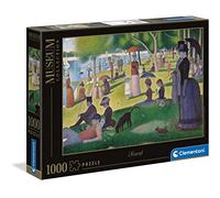 Clementoni - 39613 - Jeu de Création et Logique pour Enfants - à Partir de 14 Ans et Plus - Puzzle Museum Collection de Haute Qualité - 1000 Pièces - Un Dimanche sur la Grande Jatte - Seurat