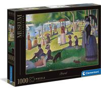 Clementoni 39613 Seurat - Un dimanche après-midi sur l'île de la Grande Jatte 1000 pièces Puzzle Museum Collection