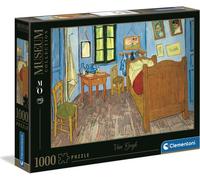 Clementoni 39616 Van Gogh - Chambre à coucher à Arles 1000 pièces Puzzle Musée du Louvre