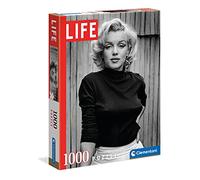 Clementoni - 39632 - Jeu de Création et Logique pour Enfants - à Partir de 14 Ans et Plus - Puzzle Life Magazine Collection - Photos Vintage- - Marylin Monroe
