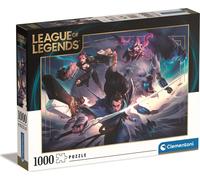 Clementoni 1000pzs Does Not Apply League of Legends 1000 pièces, Fantaisie, Puzzle Personnage, Divertissement pour Adulte-fabriqué en Italie, 39669, Multicolore, Medium