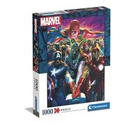 Clementoni - 39672 - Marvel - Avengers - Jeu de Création et Logique pour Enfants - à Partir de 14 Ans et Plus - Puzzle des Héros de la Licence - - 1000 Pièces