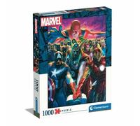 Clementoni 39672 - Puzzle panoramique 1000 pièces - Marvel the Avengers