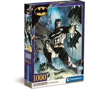 Clementoni - 39714 - Puzzle Batman - Puzzle 1000 pièces Pour Adultes Et Enfants 14 ans, Jeu D'adresse Pour Toute La Famille, Italy