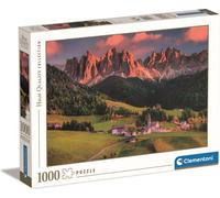 Clementoni 39743 - 1000 pièces puzzle - High Quality Collection - Coucher de soleil sur Val di Funes