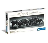 Clementoni 39836 Jigsaw Panorama Collection-Herd of Giants 1000 Pieces-Puzzle fo