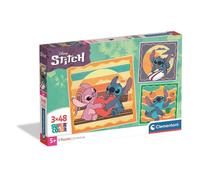 CLEMENTONI - 3x48 pièces - Stitch