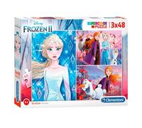 Puzzle Enfant 3x48 Pièces - La Reine Des Neiges 2