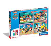 Clementoni Puzzle Paw Patrol 4 en 1 Supercolor Évolutif 12/16/20/24 pièces Dès 3 ans