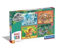 Clementoni Puzzle Jurassic World 4-en-1 – 3 ans+ – 12/16/20/24 pièces – 19x14 cm – Supercolor