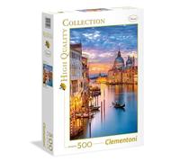 Clementoni - 35056 - Puzzle - 1000 Pièces - Lumineux Canal de Venise - Jeu de Création et Logique pour Enfants - à Partir de 14 Ans et plus - Collection