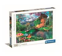 Clementoni – Puzzle – La Vieille Maison aux Chaussures – 500 pièces