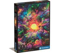 Clementoni - 500p Colorboom Jungle psychédélique - 49 x 36 cm