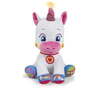Clementoni 50544 Peluche interactive licorne jouet électronique parlant pour enfants à partir de 6 mois Version Pologne Multicolore