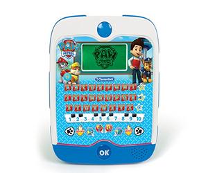 Clementoni - 52144 - Tablette Educative pour Enfants dès 3 Ans et Plus - La Pat' Patrouille - Jeu Educatif avec 16 Activités - Travaille Mathématiques, Lettres et Mots, éveil Musical