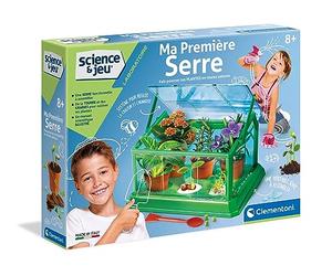 Clementoni - 52159 - Ma Première Serre - Science & Jeu - Laboratoire - Jeu Scientifique pour Enfants à parir de 8 Ans et Plus - Fare Pousser des Plantes en Toute Saison