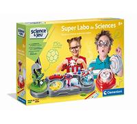 Clementoni - Science & Jeu - Super labo de sciences - Microscope, centrifugeuse, et autres accessoires - Dés 8 ans