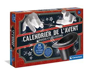 Clementoni - 52333 - Calendrier de L'Avent - Magie et Illusions - Jeu de Rôle - Magicien - 24 Tours de Magie pour 24 Jours de L'Avent - Période de Noël - pour Enfants à partir de 7 Ans et Plus