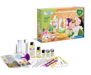 Clementoni - 52487 - Science et Jeu Lab - La Bio cosmétique - Play for Future - Laboratoire Enfant - Jeu Scientifique - Version française, fabriqué en Italie, 8 Ans et Plus