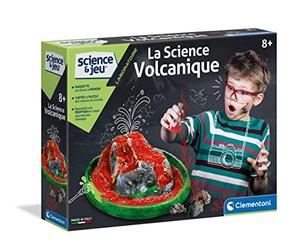 Clementoni - 52531 - Science et Jeu Lab - La Science Volcanique - Laboratoire Enfant - Jeu Scientifique - Version française, fabriqué en Italie, 8 Ans et Plus