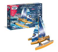 Clementoni 52537 - Mon Atelier de mécanique, Bateau à Voile Flottant - Jeu de Construction - Version française - 8 Ans et Plus - Fabriqué en Italie