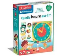 Clementoni Education - 52590 - PlayForFuture - Quelle Heure Est-Il ? - Jeu Educatif avec Diverses Activités liées à la Lecture de l'Heure pour Enfants de 5 à 7 Ans -