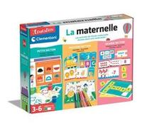 Clementoni – Coffret de jeux éducatifs La Maternelle 52607 – 3 à 6 ans, activités variées