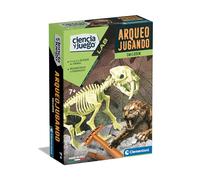 Clementoni 55544 Archéoplay Smilodon Phosphorescent Jeu de Sciences, pour Assembler Votre Propre Dinosaure Phosphorescent et découvrir la Science de l'archéologie, à partir de 7 Ans