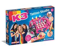 Clementoni - 56148 - Tattoo Studio K3 - Couleurs & Artisanat, Tatouage Enfants, Langue Néerlandaise, Cadeau Créatif Pour Enfants 6-10 Ans, Tatouages Pour Fille