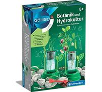 Clementoni 59065 Galileo Nature - Botany & Hydroponics, Planter Box & Seeds for Mini Gardeners, Toys for Kids 8+, Exciting Home Greenhouse