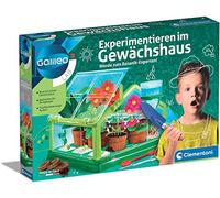 Clementoni 59081 Galileo Science - Experimentieren im Gewächshaus, jardinière & graines pour petits jardiniers et botanistes en herbe (version française non garantie)