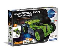 Clementoni 59161 Galileo Science Construction Challenge Hot-Rod Véhicules pour 2 Voitures à Traction rétractable, mécanique et Technique, Jouet pour Enfants à partir de 8 Ans