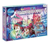 Clementoni 59251 Escape Game Calendrier de l'Avent 2021, de Noël, le plaisir des énigmes derrière chaque porte, passionnant, avec 24 énigmes et indications - Allemand