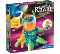 Clementoni Galileo Fun - Slime Krake, expériences Amusantes avec substances collantes et Lumineuses, Jouet pour Enfants à partir de 8 Ans, pour Petits chimiers de 59277